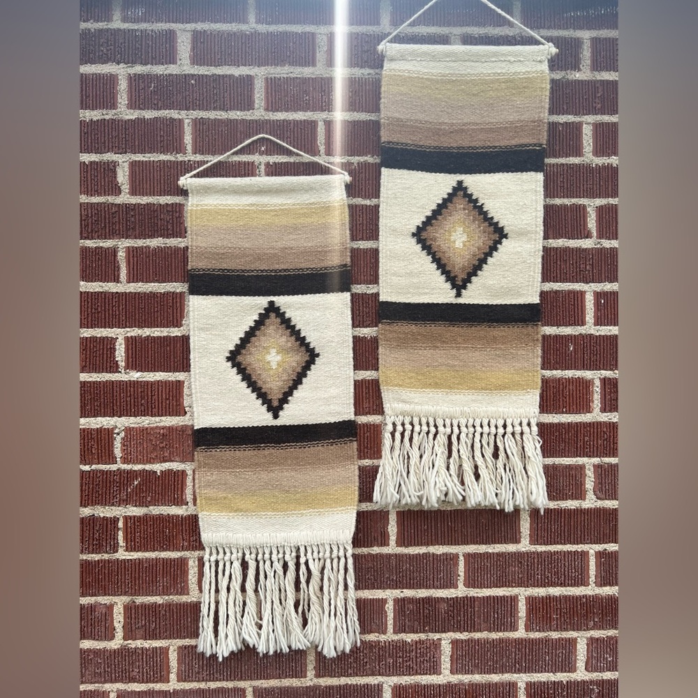 Boho/Southwest wool tapestry